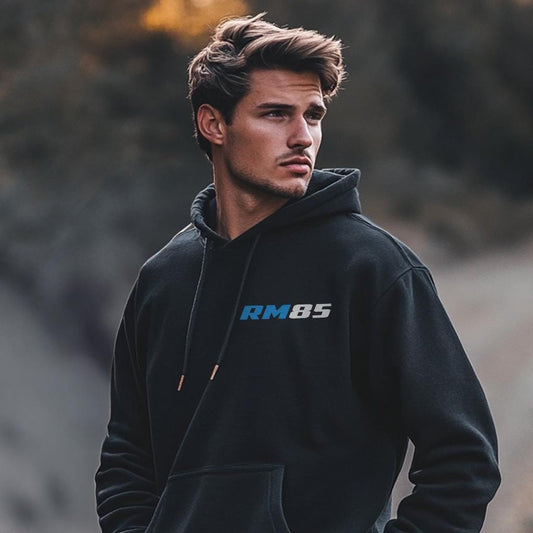 Suzuki RM85 Inspired Hoodie - Motorcycle Sweatshirt for Riders