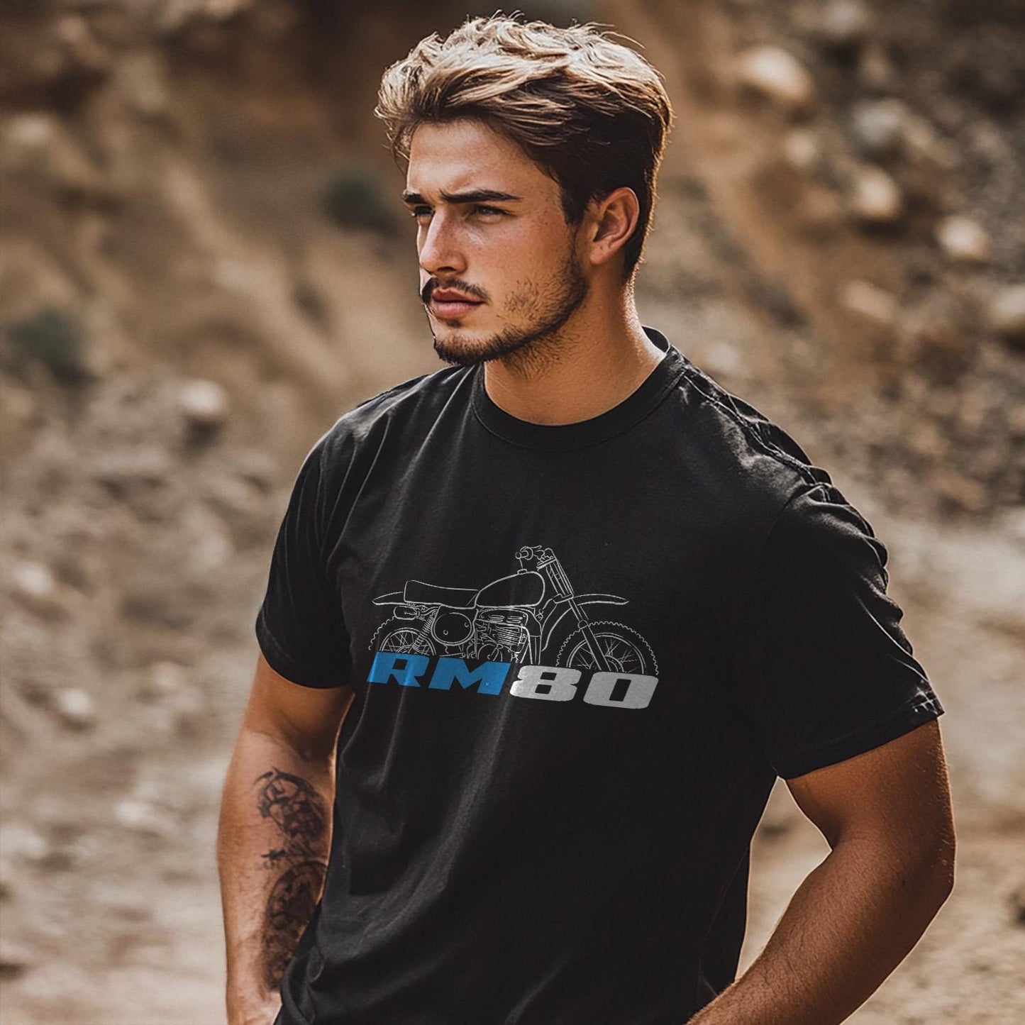 Suzuki RM80 Inspired T-Shirt - Motorcycle Tee Shirt for Riders
