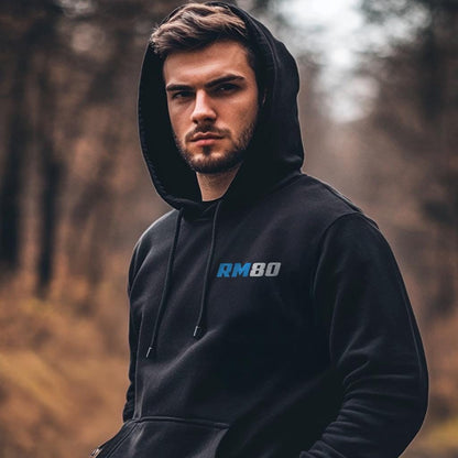 Suzuki RM80 Inspired Hoodie - Motorcycle Sweatshirt for Riders