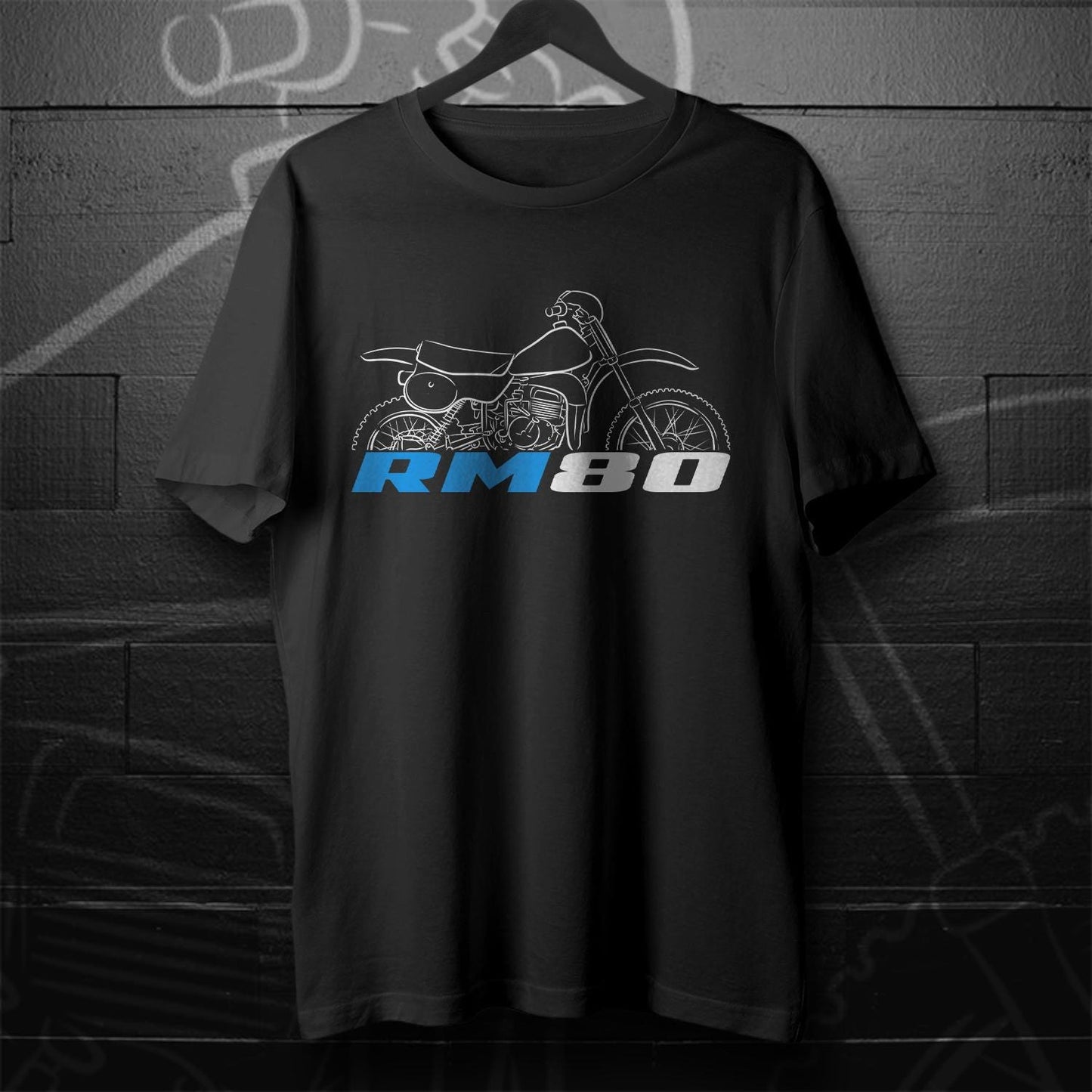 Suzuki RM80 Inspired T-Shirt - Motorcycle Tee Shirt for Riders