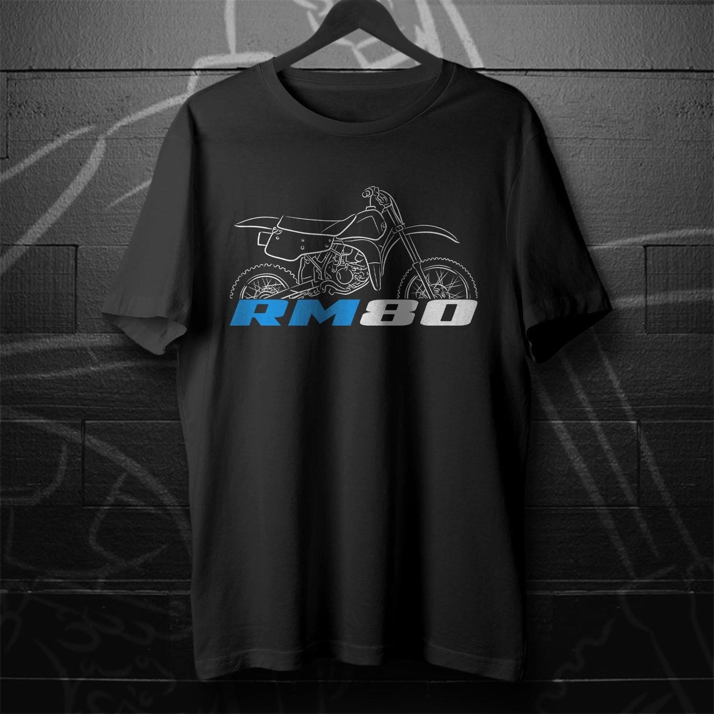 Suzuki RM80 Inspired T-Shirt - Motorcycle Tee Shirt for Riders