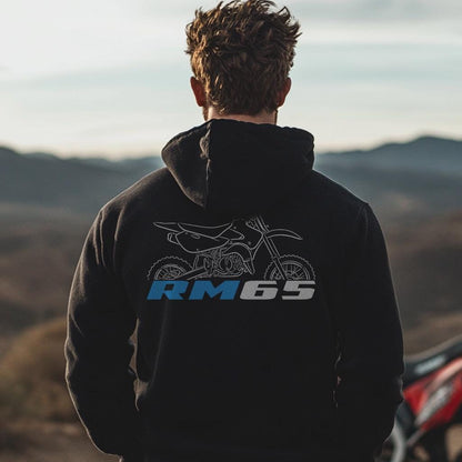 Suzuki RM65 Inspired Hoodie - Motorcycle Sweatshirt for Riders