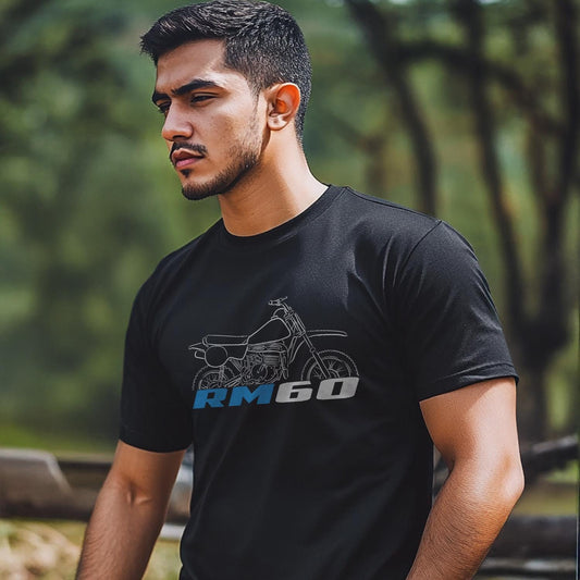 Suzuki RM60 1979 - 1983 Inspired T-Shirt - Motorcycle Tee Shirt for Riders