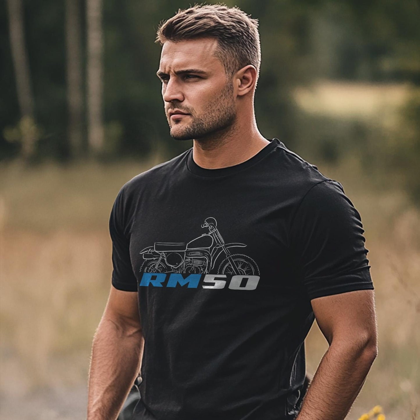 Suzuki RM50 1978 - 1982 Inspired T-Shirt - Motorcycle Tee Shirt for Riders