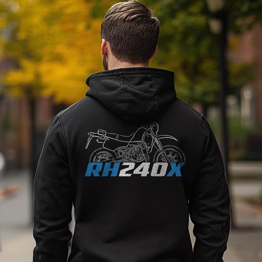 Suzuki RH240X 1985 - 1989 Inspired Hoodie - Motorcycle Sweatshirt for Riders