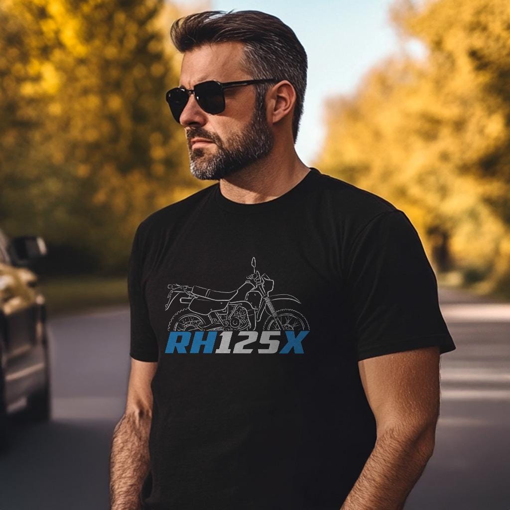 Suzuki RH125X 1982 - 1984 Inspired T-Shirt - Motorcycle Tee Shirt for Riders