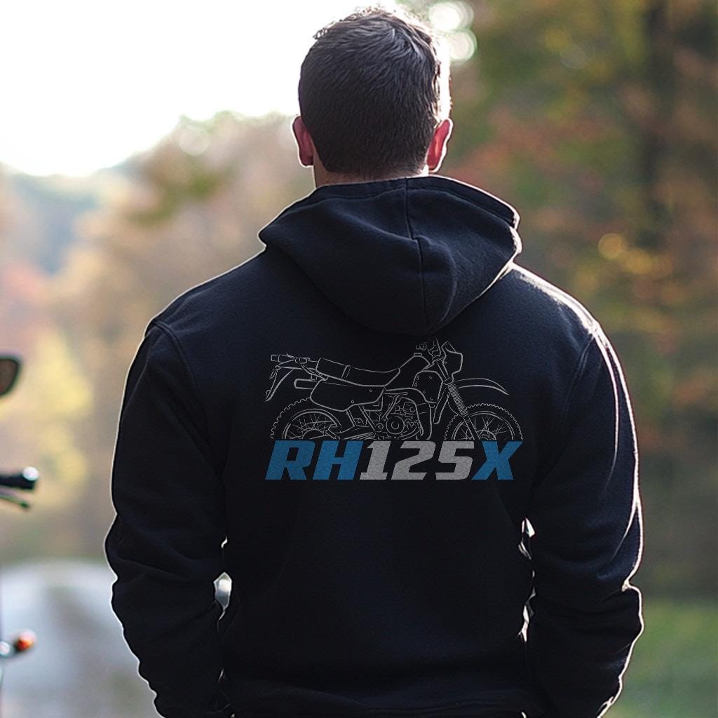 Suzuki RH125X 1982 - 1984 Inspired Hoodie - Motorcycle Sweatshirt for Riders