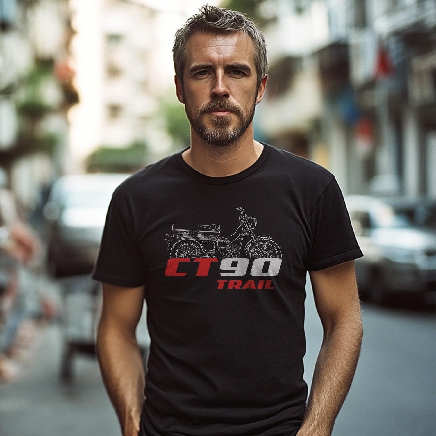 Honda CT90 Trail Inspired T-Shirt - Motorcycle Tee Shirt