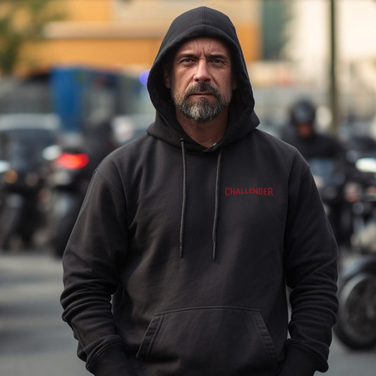 Indian Challenger Hoodie - Motorcycle Sweatshirt for Biker