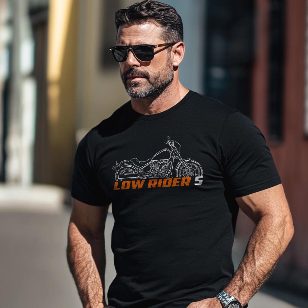 Harley-Davidson FXLRS Low Rider S Inspired T-Shirt - Biker Motorcycle Tee Shirt