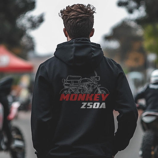 Honda Z50A Inspired Hoodie - Motorcycle Sweatshirt for Riders