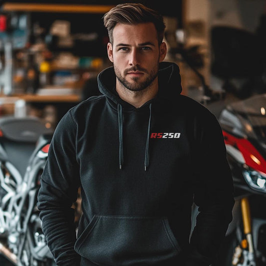 Aprilia RS 250 Inspired Hoodie - Motorcycle Sweatshirt for Riders