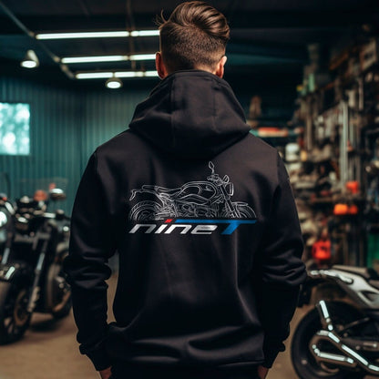 BMW R NineT Hoodie - Motorcycle Sweatshirt for Motorrad Riders