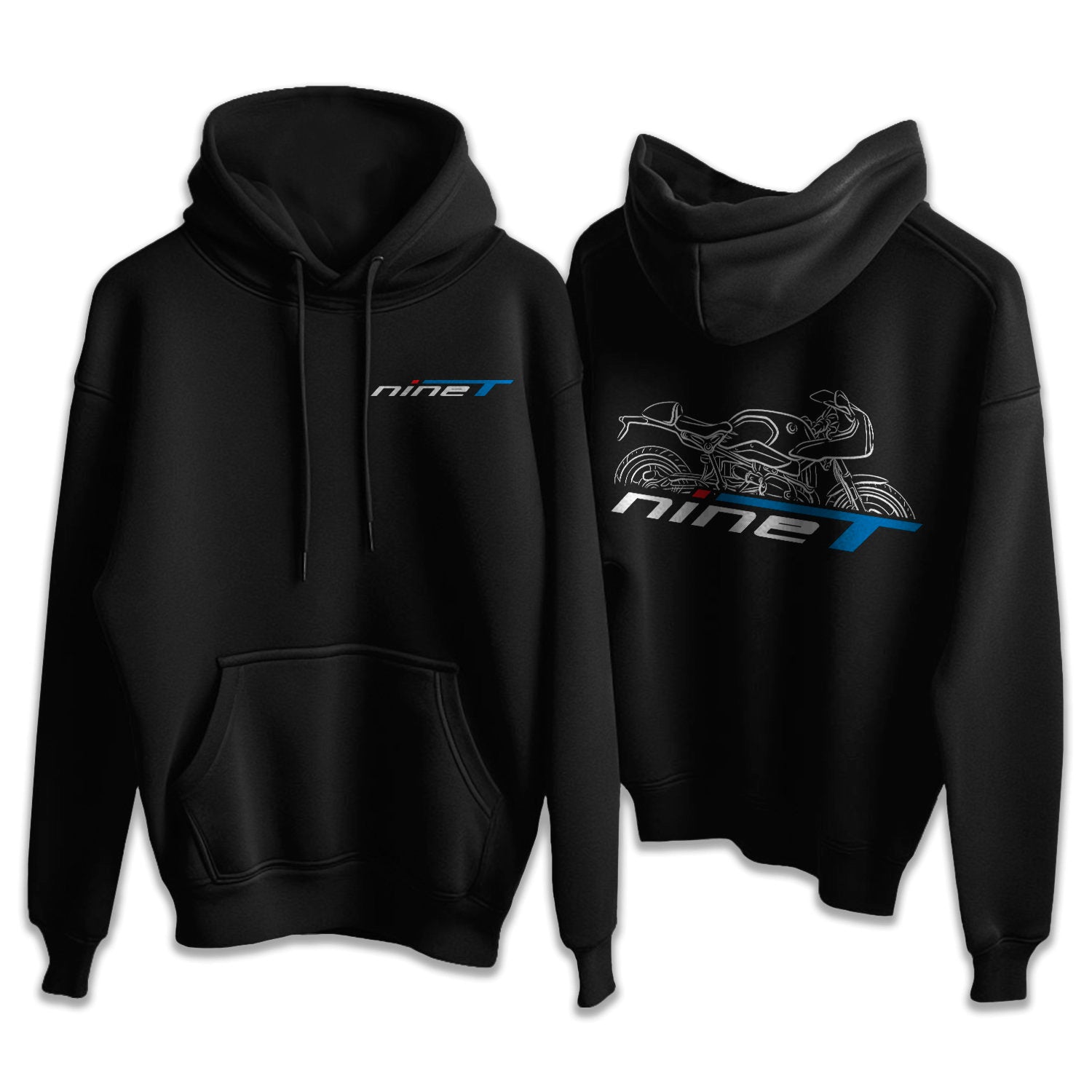 BMW R NineT Hoodie - Motorcycle Sweatshirt for Motorrad Riders