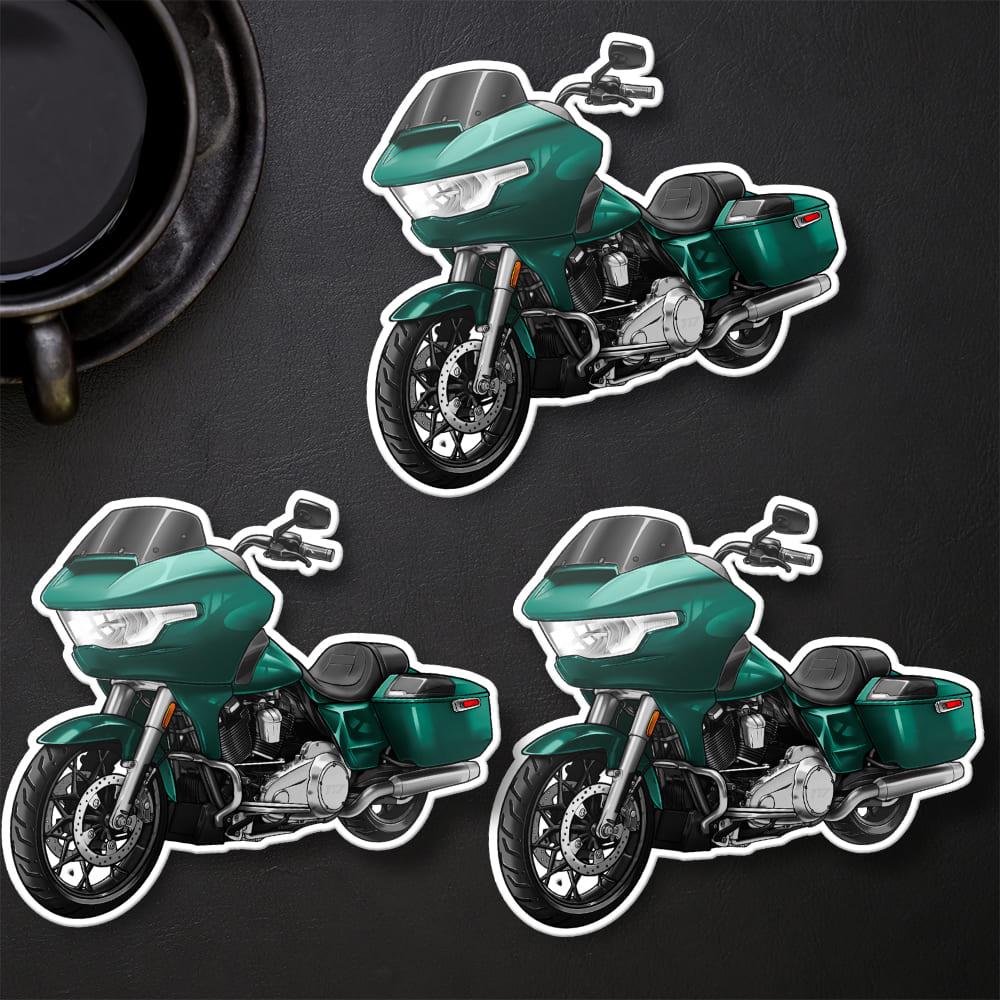 Harley Road Glide FLTRX 2024 Inspired Stickers - Set of 3 Biker Motorcycle Decals