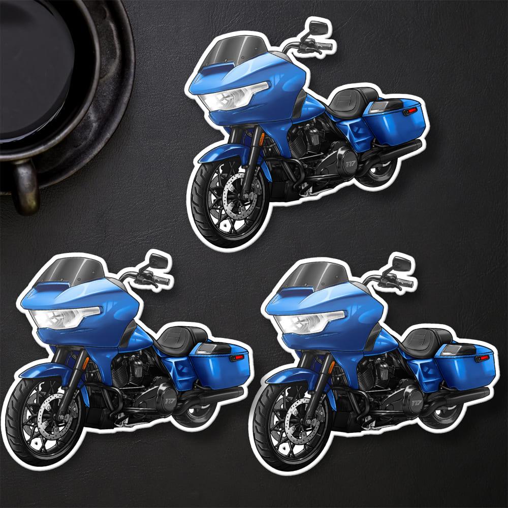 Harley Road Glide CVO ST FLTRXSTSE 2024 Inspired Stickers - Set of 3 Biker Motorcycle Decals