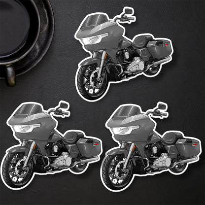 Harley Road Glide FLTRX 2024 Inspired Stickers - Set of 3 Biker Motorcycle Decals