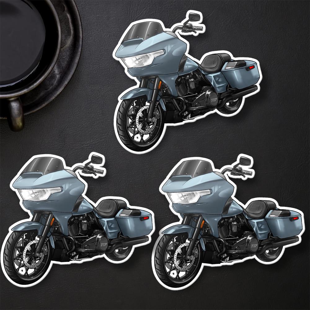 Harley Road Glide CVO ST FLTRXSTSE 2024 Inspired Stickers - Set of 3 Biker Motorcycle Decals