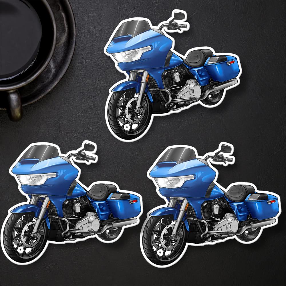 Harley Road Glide FLTRX 2024 Inspired Stickers - Set of 3 Biker Motorcycle Decals