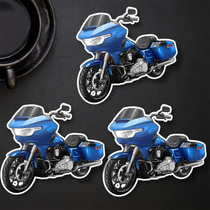 Harley Road Glide FLTRX 2024 Inspired Stickers - Set of 3 Biker Motorcycle Decals