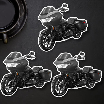 Harley Road Glide CVO ST FLTRXSTSE 2024 Inspired Stickers - Set of 3 Biker Motorcycle Decals