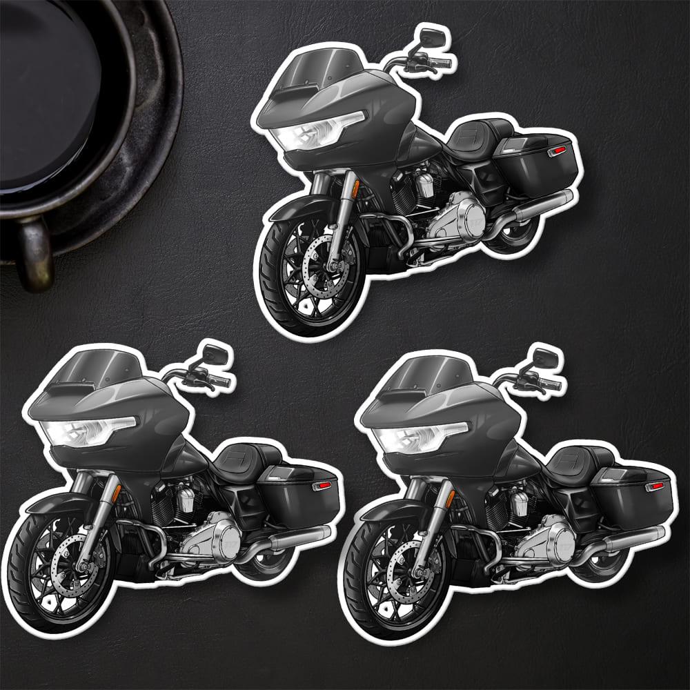 Harley Road Glide FLTRX 2024 Inspired Stickers - Set of 3 Biker Motorcycle Decals