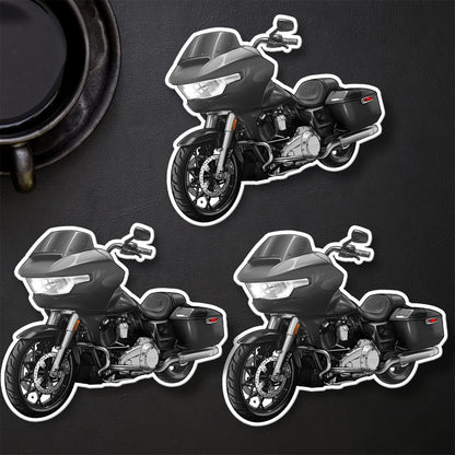 Harley Road Glide FLTRX 2024 Inspired Stickers - Set of 3 Biker Motorcycle Decals