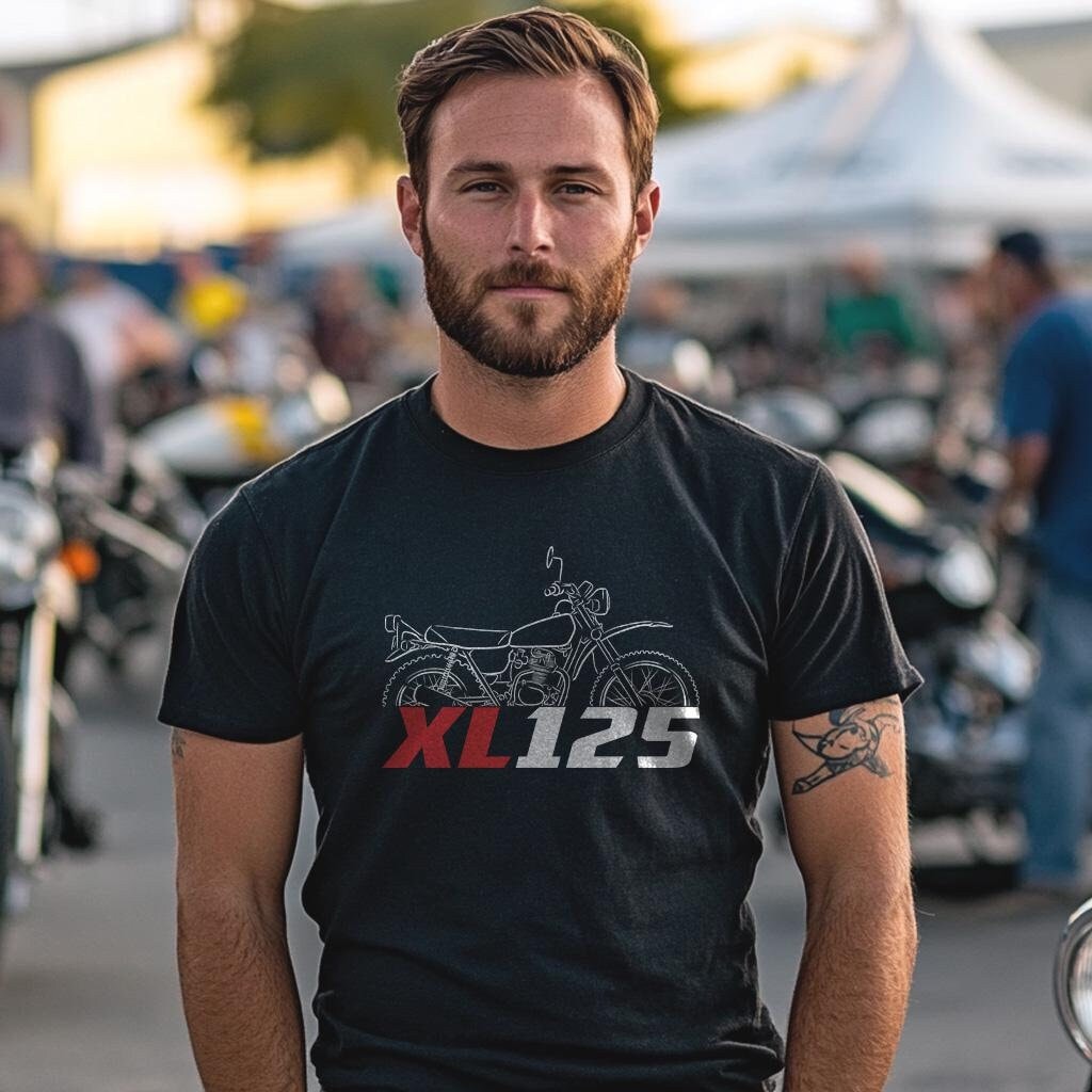 Honda XL125 | L | R | S & SD Inspired T-Shirt - Motorcycle Tee Shirt for Riders