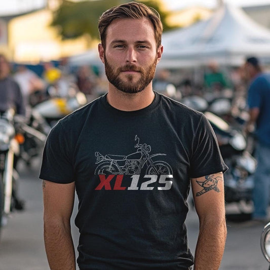 Honda XL125 | L | R | S & SD Inspired T-Shirt - Motorcycle Tee Shirt for Riders