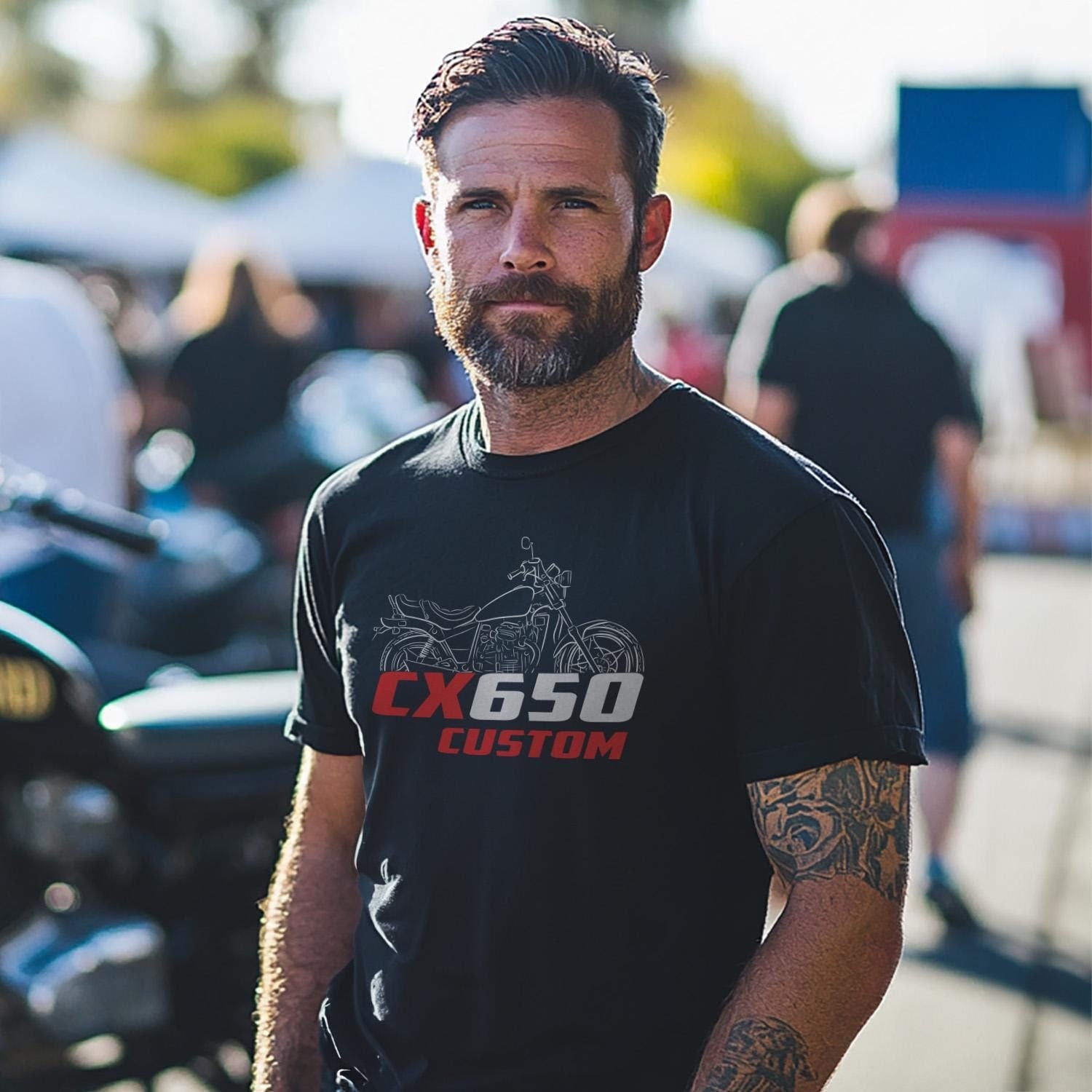 Honda CX 650 C | E & Turbo Inspired T-Shirt - Motorcycle Tee Shirt