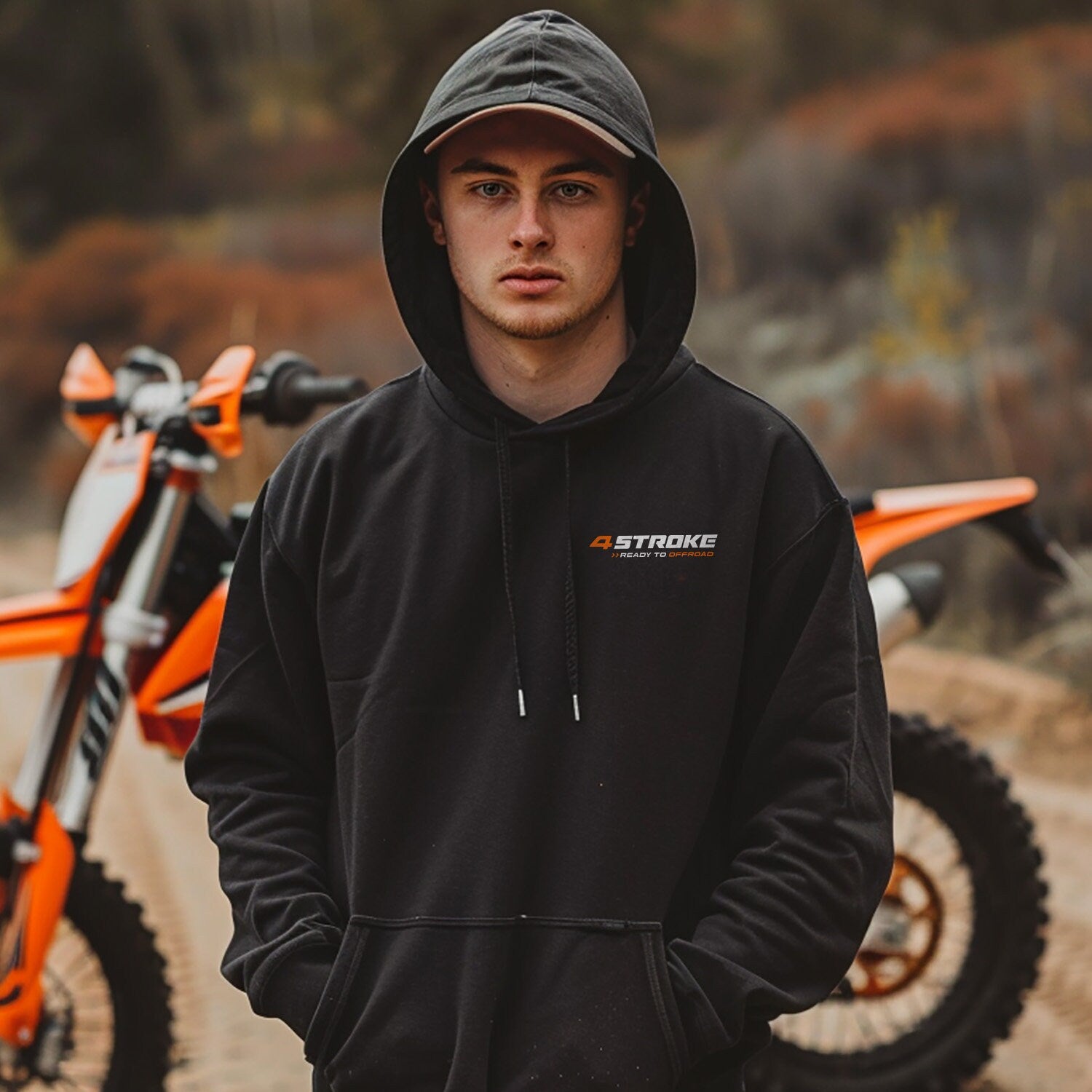 KTM 250 SX-F Hoodie - Motorcycle Sweatshirt for Motocross Riders