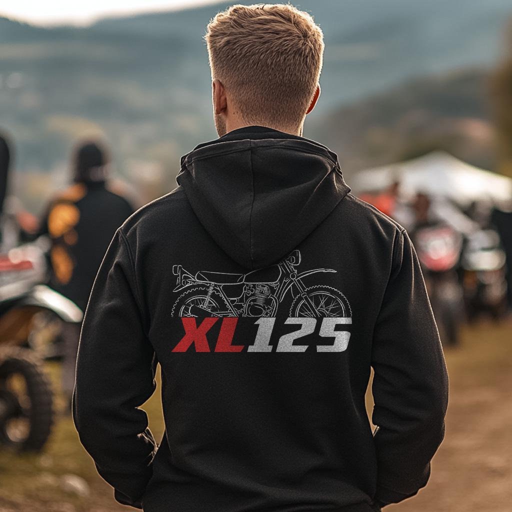 Honda XL125 | L | R | S & SD Inspired Hoodie - Motorcycle Sweatshirt for Riders