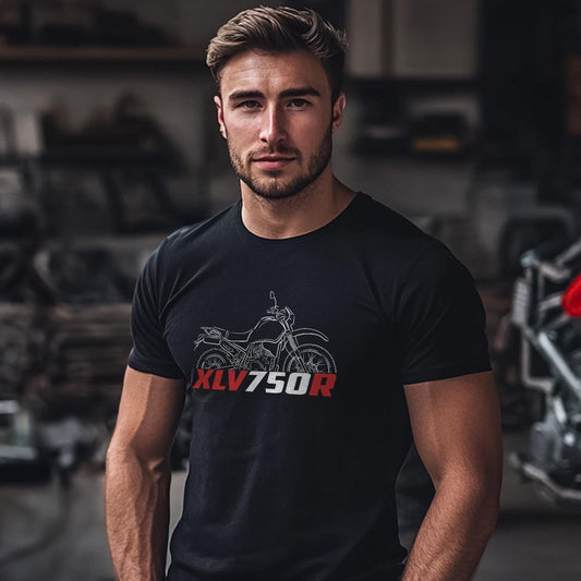 Honda XLV750R Inspired T-Shirt - Motorcycle Tee Shirt for Riders