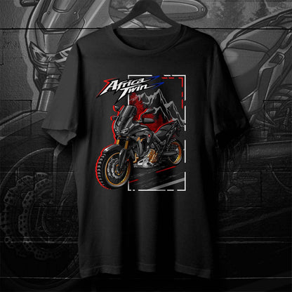Honda CRF1100L Africa Twin ADV Sports 2020-24 Inspired T-Shirt - Motorcycle Tee Shirt