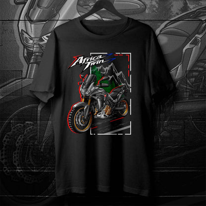 Honda CRF1100L Africa Twin ADV Sports 2020-24 Inspired T-Shirt - Motorcycle Tee Shirt