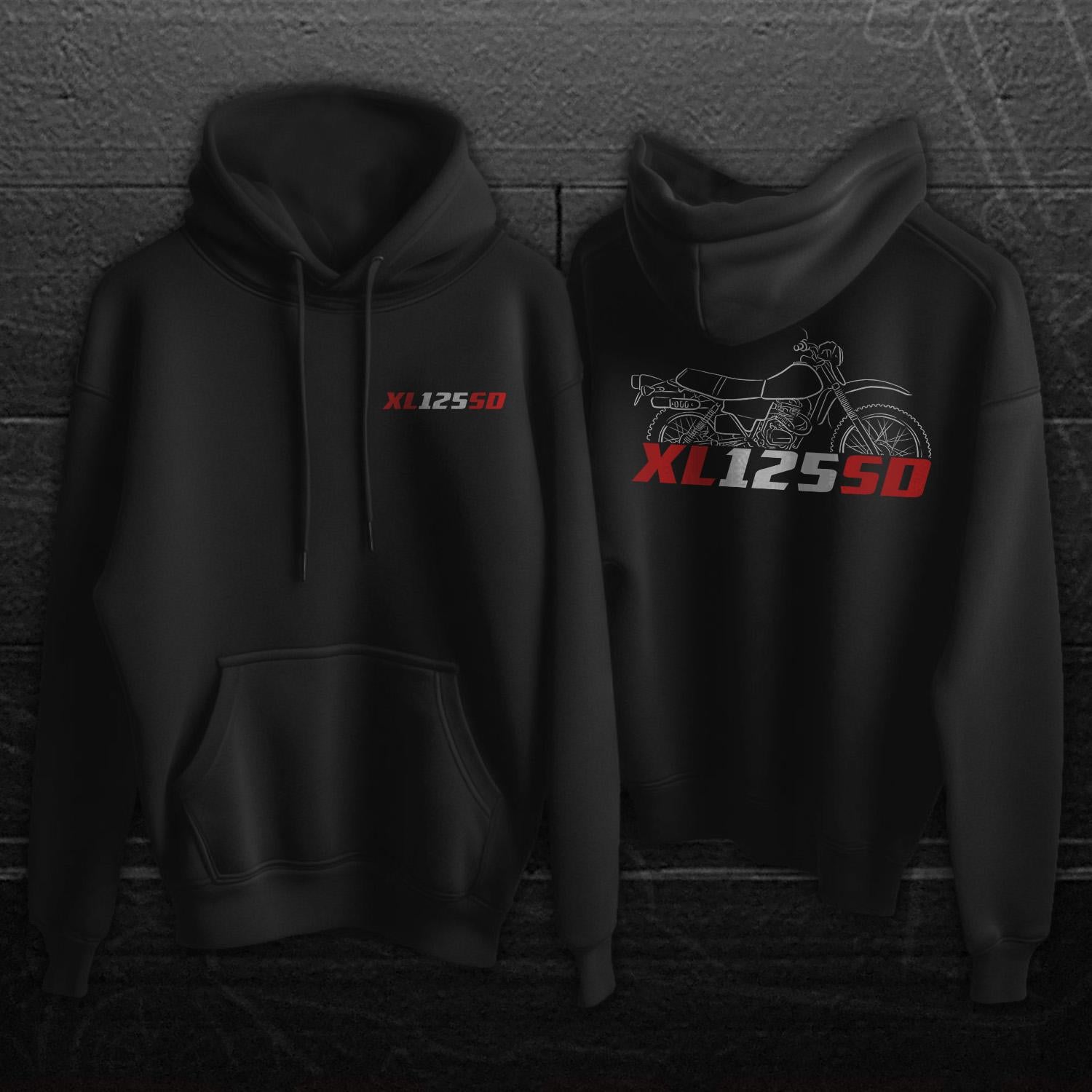 Honda XL125 | L | R | S & SD Inspired Hoodie - Motorcycle Sweatshirt for Riders