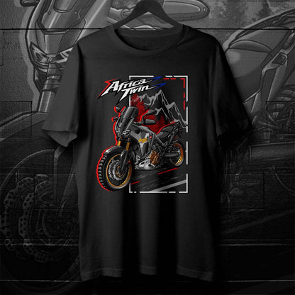 Honda CRF1100L Africa Twin ADV Sports 2020-24 Inspired T-Shirt - Motorcycle Tee Shirt