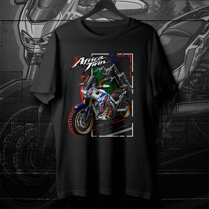 Honda CRF1100L Africa Twin ADV Sports 2020-24 Inspired T-Shirt - Motorcycle Tee Shirt