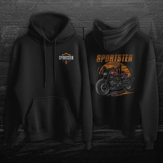 Harley Sportster S 2021-24 Inspired Hoodie - Biker Motorcycle Sweatshirt