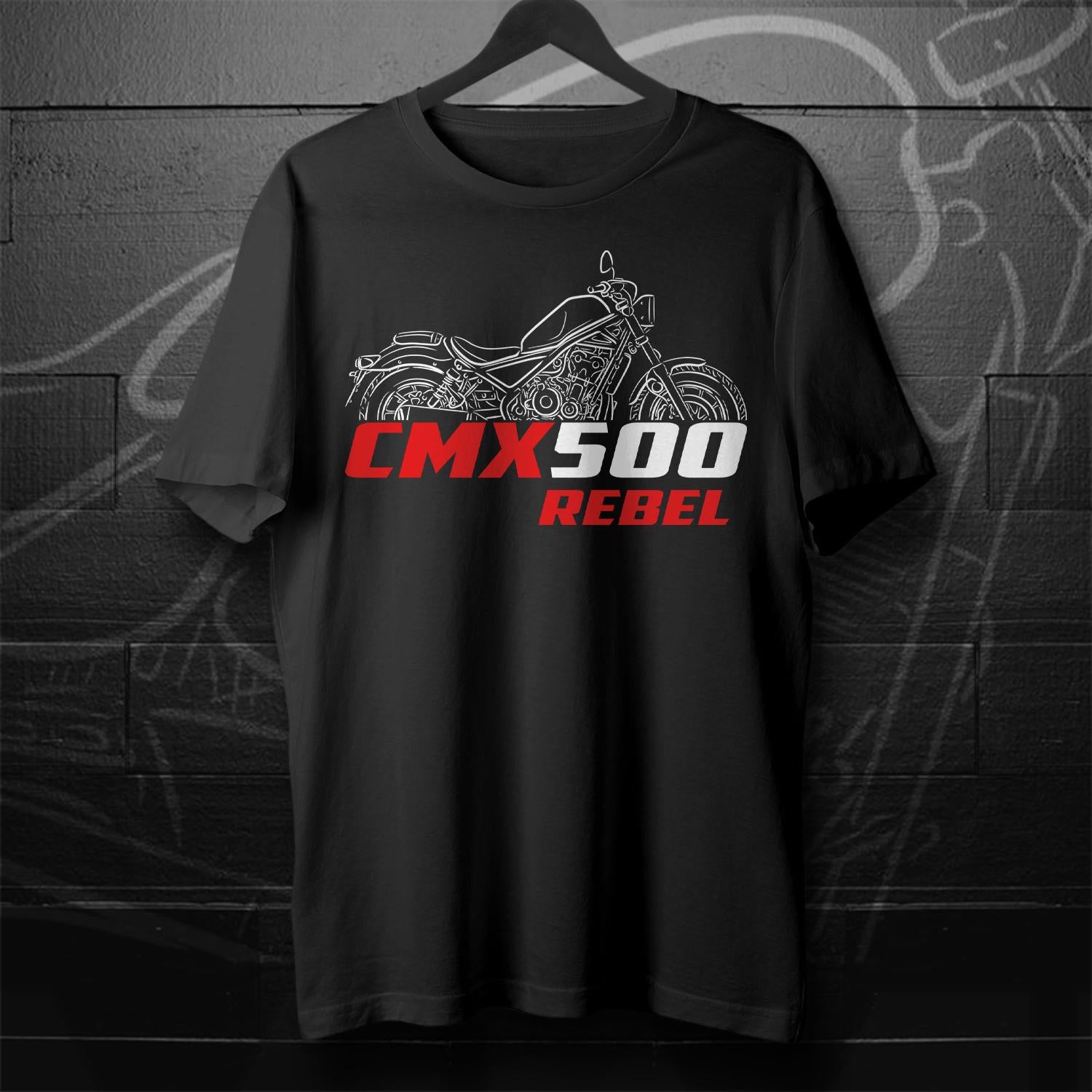 Honda CMX 500 & 500SE Rebel Inspired T-Shirt - Motorcycle Tee Shirt