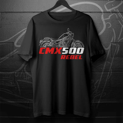 Honda CMX 500 & 500SE Rebel Inspired T-Shirt - Motorcycle Tee Shirt