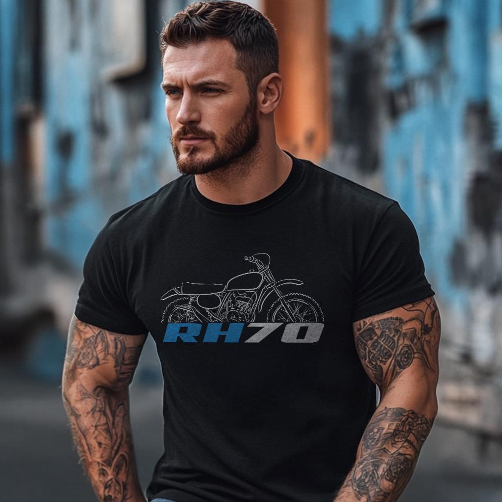 Suzuki RH70 Inspired T-Shirt - Motorcycle Tee Shirt for Riders