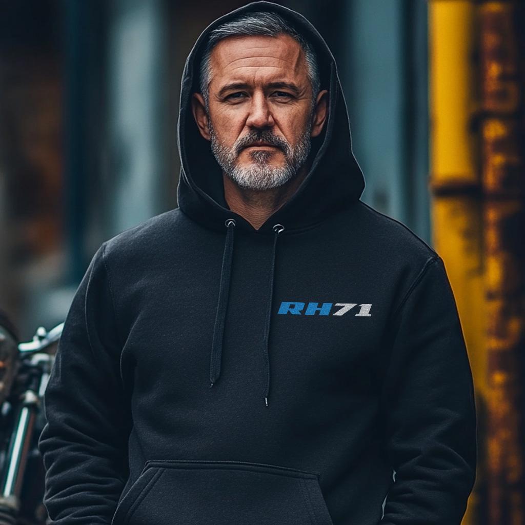 Suzuki RH71 1972 Inspired Hoodie - Motorcycle Sweatshirt for Riders