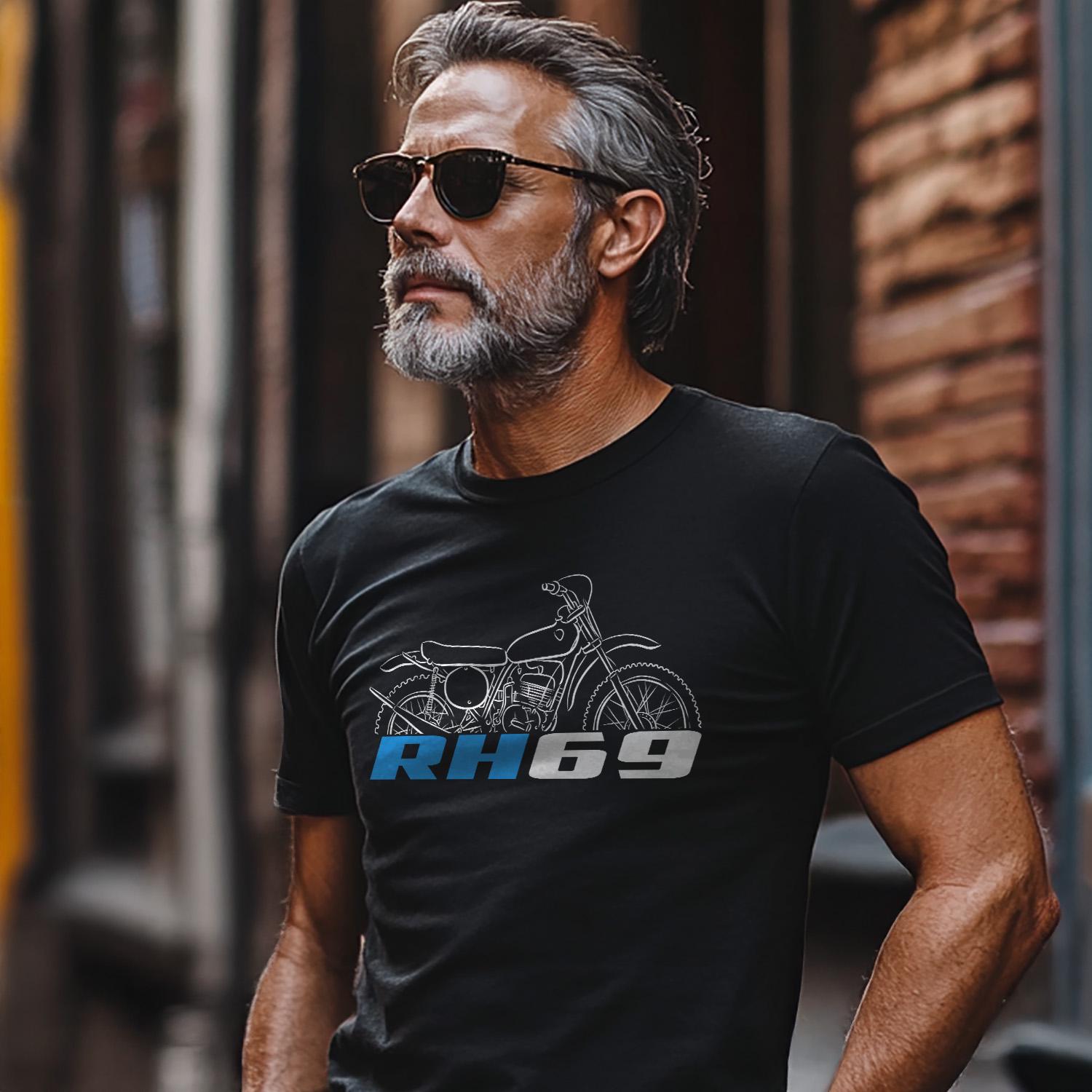 Suzuki RH69 Inspired T-Shirt - Motorcycle Tee Shirt for Riders