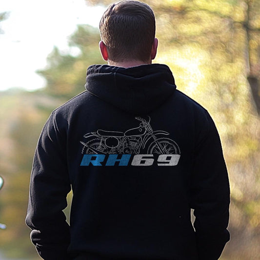 Suzuki RH69 Inspired Hoodie - Motorcycle Sweatshirt for Riders