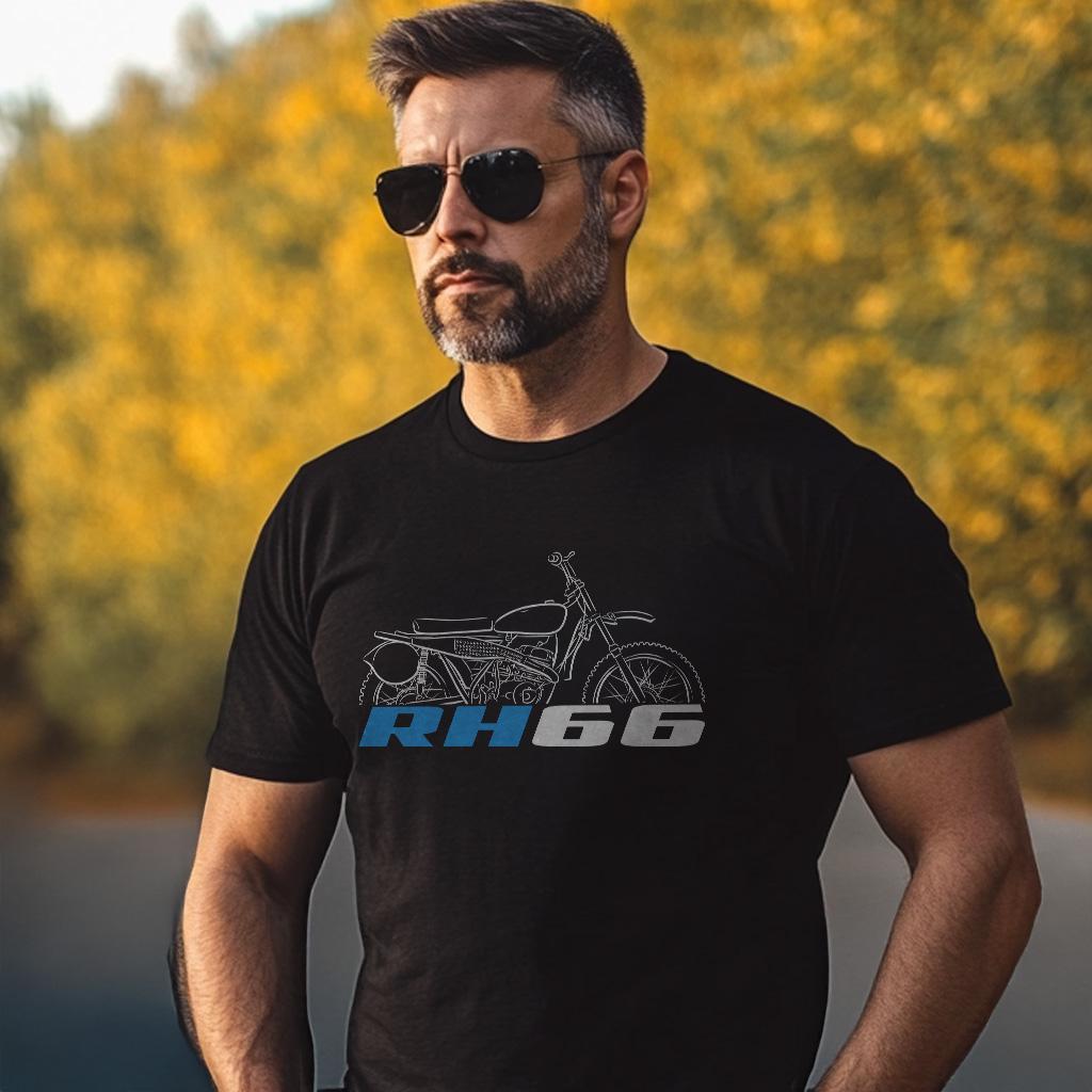 Suzuki RH66 1966 Inspired T-Shirt - Motorcycle Tee Shirt for Riders