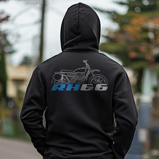 Suzuki RH66 1966 Inspired Hoodie - Motorcycle Sweatshirt for Riders