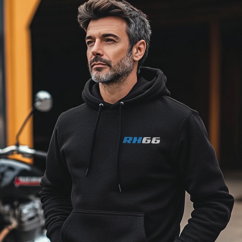 Suzuki RH66 1966 Inspired Hoodie - Motorcycle Sweatshirt for Riders