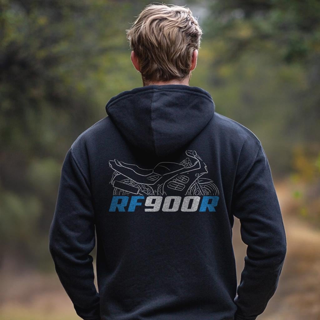 Suzuki RF900R Inspired Hoodie - Motorcycle Sweatshirt for Riders