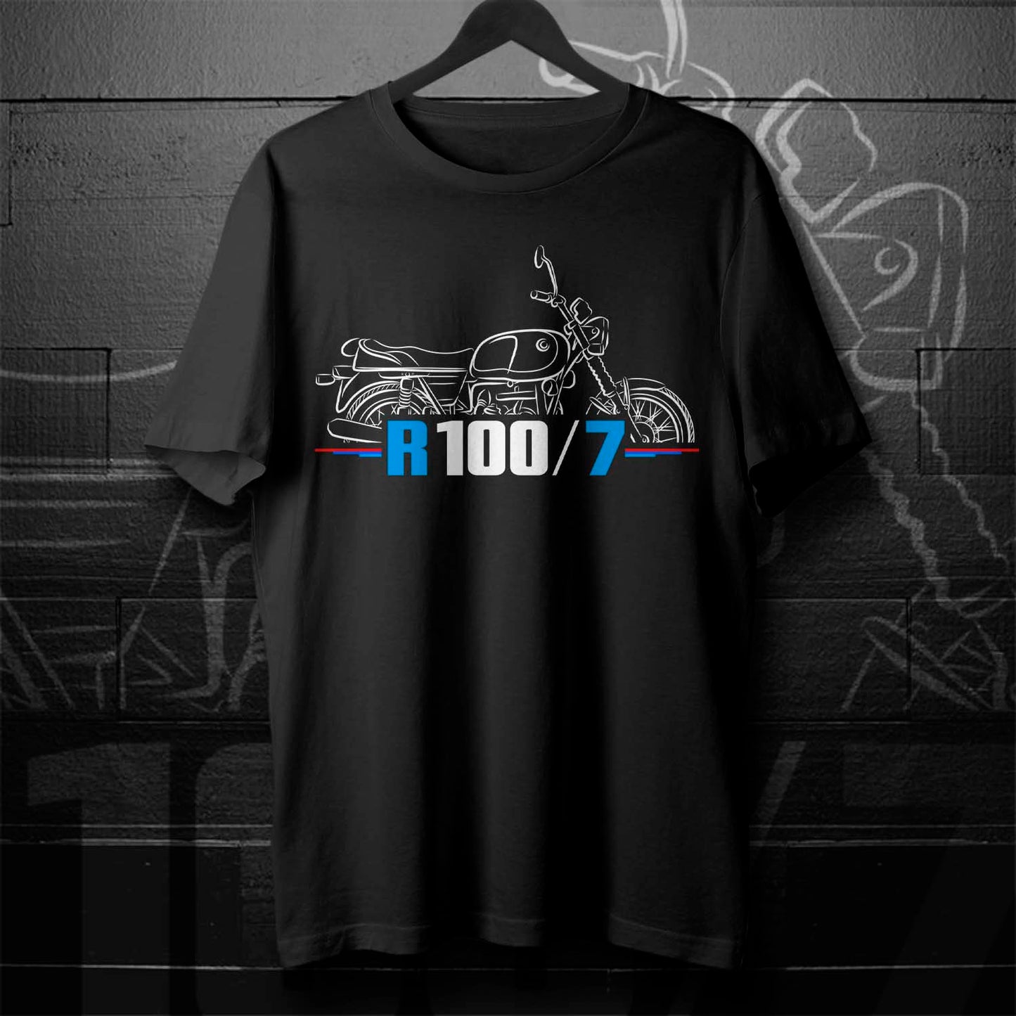 BMW R100/7 T-Shirt - Motorcycle Tee Shirt for Motorrad Riders